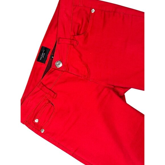 Celebrity Pink Low Rise Skinny Stretch Jeans‎ in Tango Red Size 3/26S - Picture 3 of 6